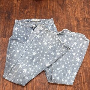 Star Patterned Jeans